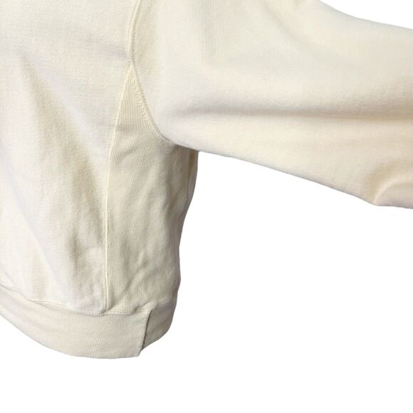 Champion Reverse Weave Sweatshirt Women’s XS Pale Yellow Crewneck Pullover Logo - Picture 5 of 11